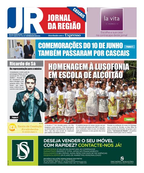 Edição De Cascais 84 Do Jornal Da Região By Jornal Da Região Issuu