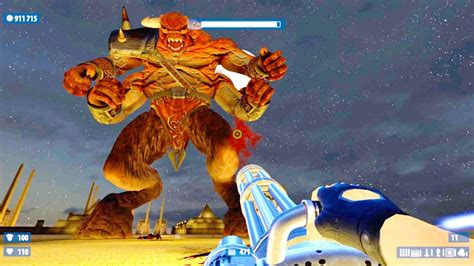 Serious Sam HD The First Encounter Last Level Final Boss Fight And