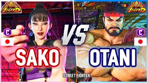 Sf Sako Chun Li Vs Otani Ryu Street Fighter Youtube