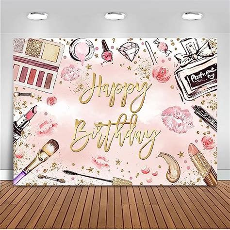 Amazon Aperturee Makeup Spa Happy Birthday Backdrop X Ft Girls