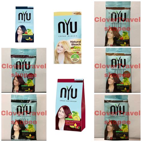 Jual Nyu Creme Hair Colour Nyu Hair Color Nyu Cat Rambut Nyu Semir Rambut Nyu Pewarna