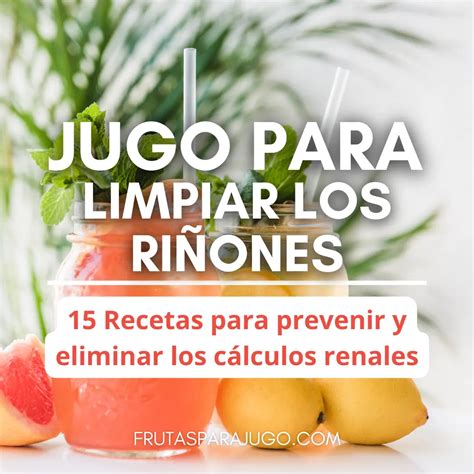 Recetas De Jugos Para Limpiar Los Ri Ones De Piedras Frutas Para Jugo