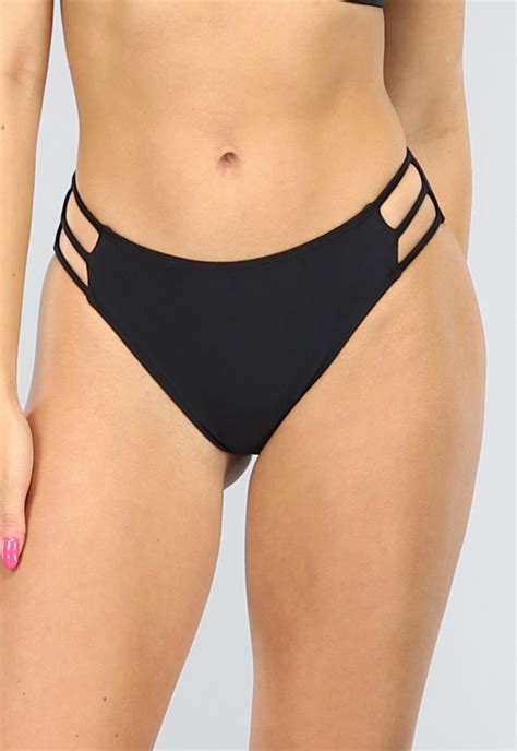 Zwart Bikini Broekje Met Cutouts Uwantisell Nl