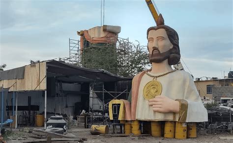 San Judas gigante se llevará para el museo de Badiraguato