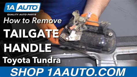 How To Replace Tailgate Handle 00 06 Toyota Tundra YouTube