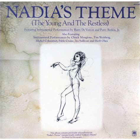 Nadia's theme by BARRY DE VORZON - PERRY BOTKIN,JR, LP with rarissime