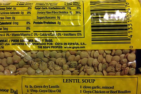 GOYA Dried Lentils Pinto Beans Yellow Green Split Peas 16oz