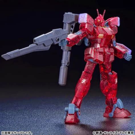 GUNDAM 1 144 AMAZING Red Warrior Plavsky Particle Clear Model Kit HGBF