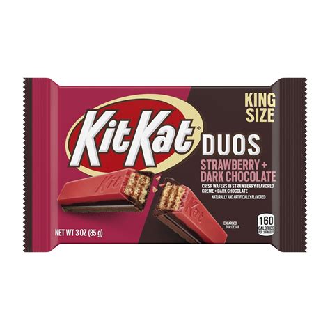 Kit Kat® Duos Strawberry Flavored Creme And Dark Chocolate King Size