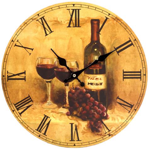 wine   city wine  clock