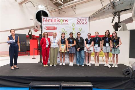 Remise des prix du concours national Féminisons les métiers de l