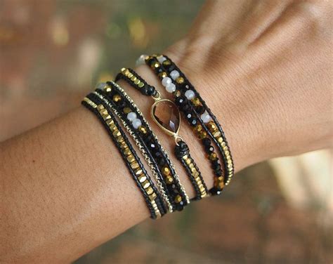 Boho And Chic Handmade Jewelry Por G2fdesign Envolver Las Pulseras