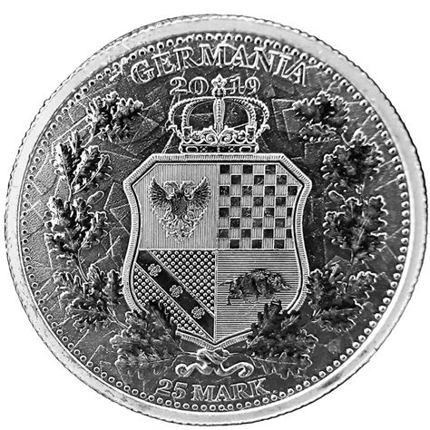 Silbermünze The Allegories Britannia Germania 2019 5 Unzen 999 9