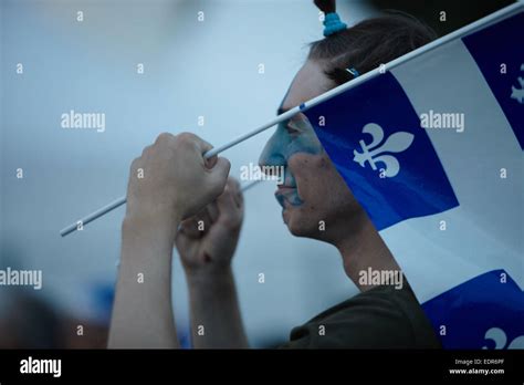 Celebrating June Th Quebec National Day Stock Photo Alamy