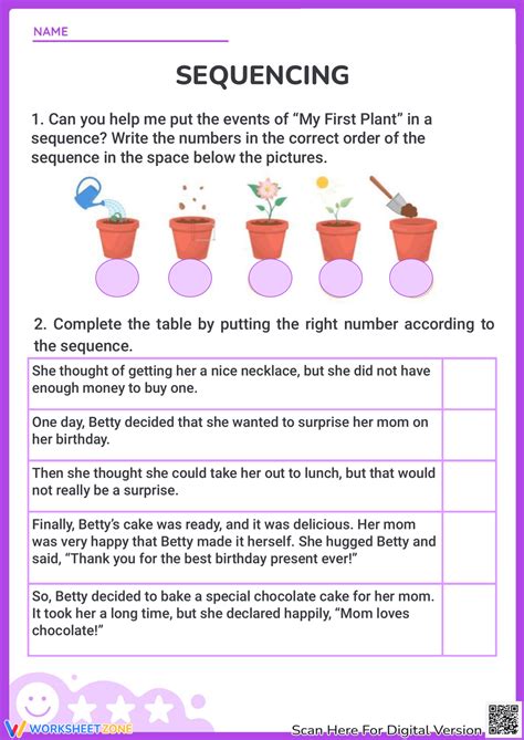 Printable 4th Grade Sequencing Worksheets Education Worksheets