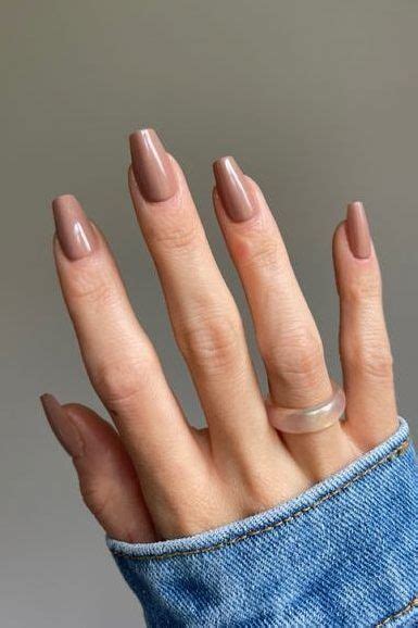 Latte Brown Nails Best Fall Nail Colors Of In Fall Nail