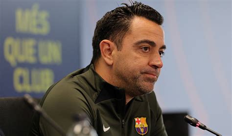 Xavi says that he is calm about his future at Barça and that he