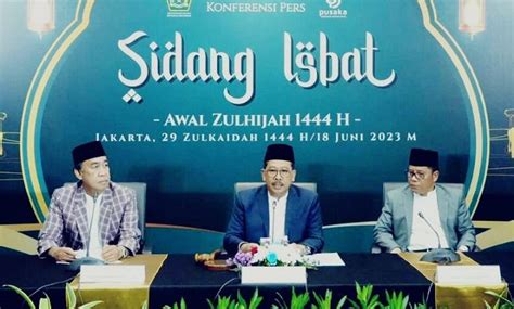 Hari Raya Iduladha 1444 H Jatuh Pada Kamis 29 Juni 2023