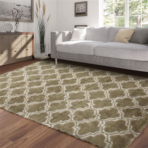 Glowsol X Area Rugs For Living Room Shag Fluffy Area Rug Modern