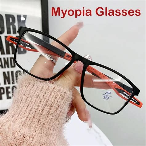 New Ultralight Tr90 Sport Finished Myopia Glasses Frame For Men Women Spectacles Frames