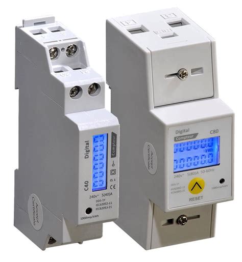 Electric Energy Meter Din Rail With Digital Output Ritm Industry