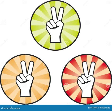 Peace Hand Sign Stock Vector Illustration Of Thumb Peace