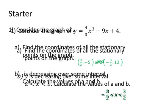 Second Derivative | Teaching Resources