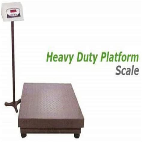 Heavy Duty Platform Scale For Industrial Use Weighing Capacity Kg