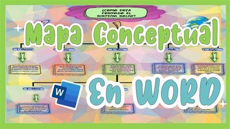 MAPA CONCEPTUAL CREATIVO MAPA CONCEPTUAL DESDE WORD YouTube