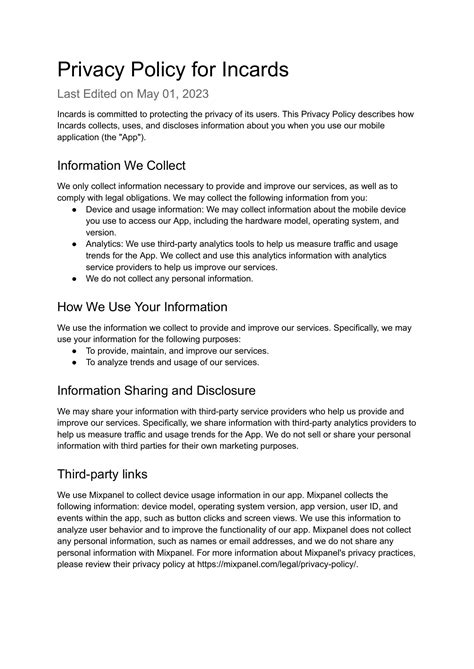 Incards _ Privacy Policy.pdf | DocDroid