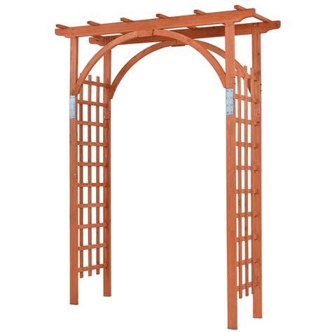 Buy Giantex 85inch Wooden Garden Arch Wedding Arch For Ceremony Garden