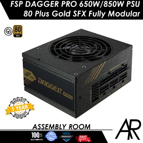 FSP DAGGER PRO 650W 850W Power Supply Unit PSU 80 Plus Gold SFX