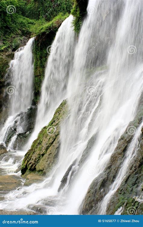 Waterfall Stock Image Image Of Fresh Freshness Landscape 5165077