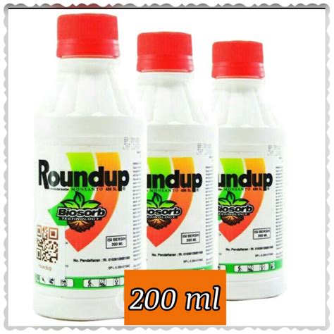 Jual Herbisida Roundup 200 Ml Pembasmi Rumput Liar Shopee Indonesia