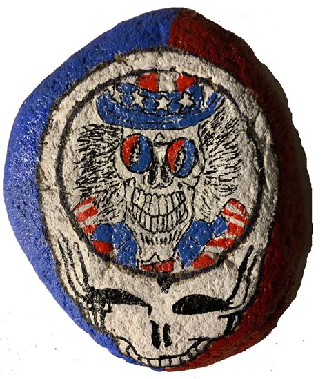 Grateful Dead Uncle Sam In Shades Stealie Etsy