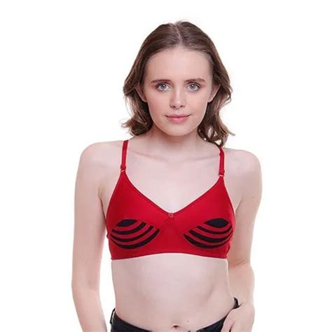 Kirpa Collection Red And Black Plain Ludo Ladies Bra Size 28 To 40 At