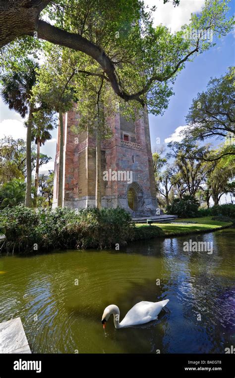 Bok Tower Gardens National Historic Landmark Lake Wales Florida Stock