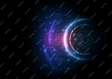 Premium Vector Light Color Futuristic Game Circuit Technology