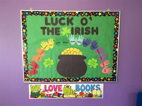 St Patricks Day Preschool Bulletin Board March Preschool Bulletin