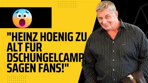 Fans Sind Sich Einig Heinz Hoenig Ist Zu Alt F R Das Dschungelcamp