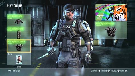 Call Of Duty® Advanced Warfare Full Atlas Vigilante Loadout Youtube