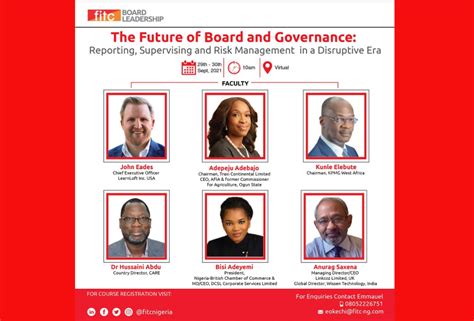 FITC Innovative Board Leadership Programme Equipping Boards And