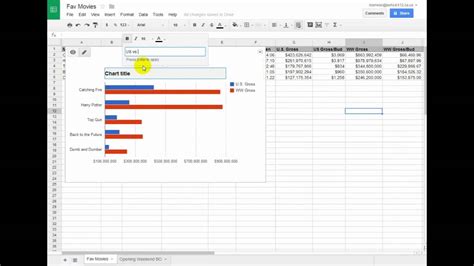 Google Spreadsheets Tutorial Youtube