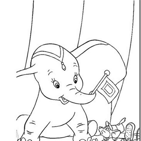 15 Dibujos De Dumbo Para Colorear Colorear Tus Dibujos