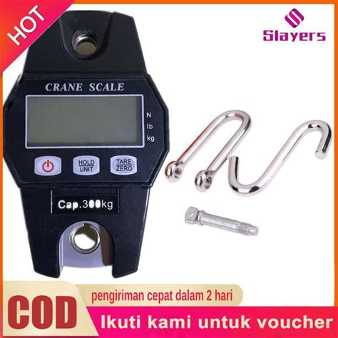 Promo Timbangan Gantung Digital Mini Crane Scale Kapasitas 300Kg Body