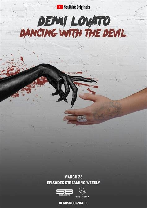 A Poster For The Upcoming Show Dancing With The Devil Featuring Two