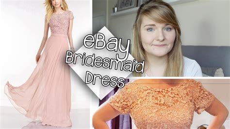 EBAY BRIDESMAID DRESSES CHINA UNBOXING REVIEW YouTube