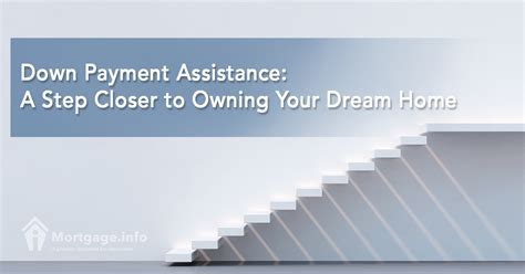 Down Payment Assistance A Step Closer To Owning Your Dream Home