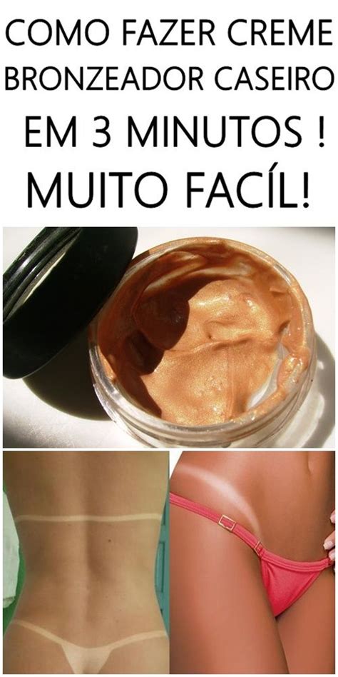 Bronzeador Caseiro Super Rápido Pele Bronzeada em Minutos