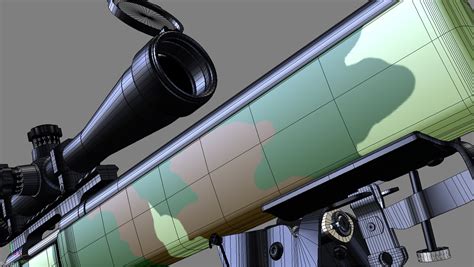 3dsmax M40 A3 Sniper Rifle